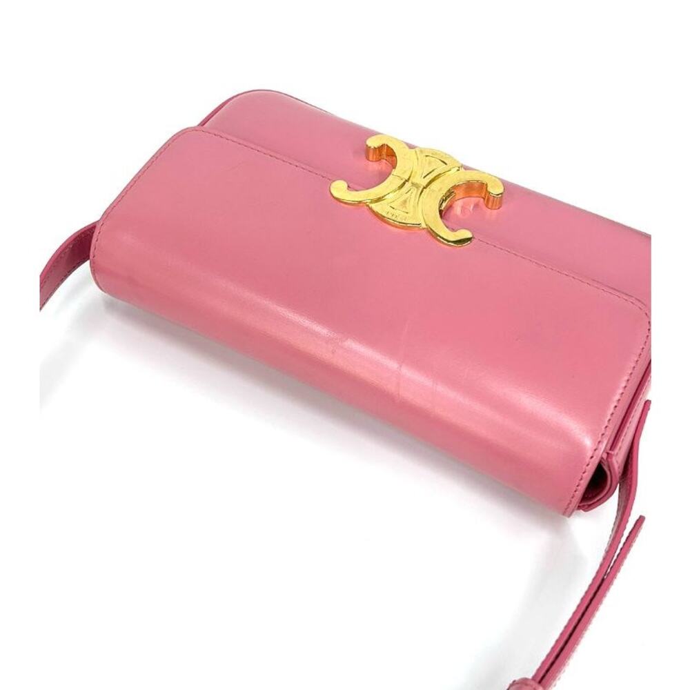 CELINE Pink Triope Shoulder Bag A-A25698 - Picture 6 of 12